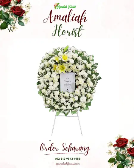 Krans Bunga Duka Kutakembaran